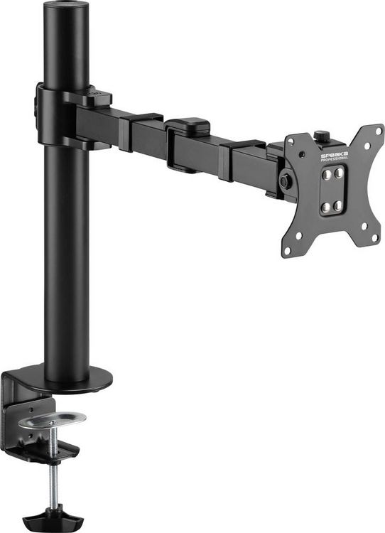 Produktbild: SpeaKa Professional Monitorhalterung SP-MM-210 1 Display(s) 43,2 cm (17") - 81,3 cm (32") Schwarz H&ouml;henverstellbar, Neigbar, Schwenkbar, Drehbar