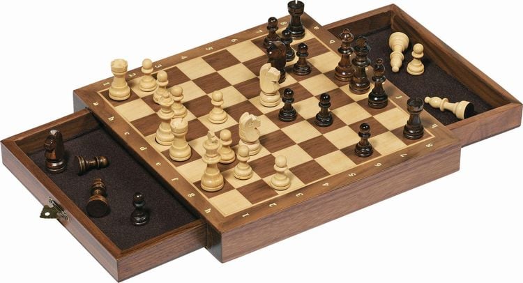 Produktbild: Goki 56919 - Magnetisches Schachspiel mit Schubladen
