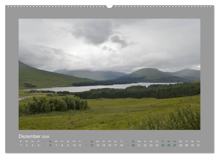 Produktbild: Argyll (Wandkalender 2026 DIN A2 quer), CALVENDO Monatskalender