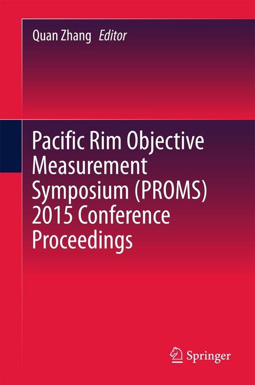 Produktbild: Pacific Rim Objective Measurement Symposium (PROMS) 2015 Conference Proceedings