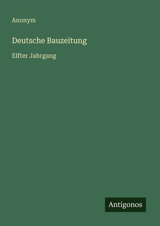 Produktbild: Deutsche Bauzeitung