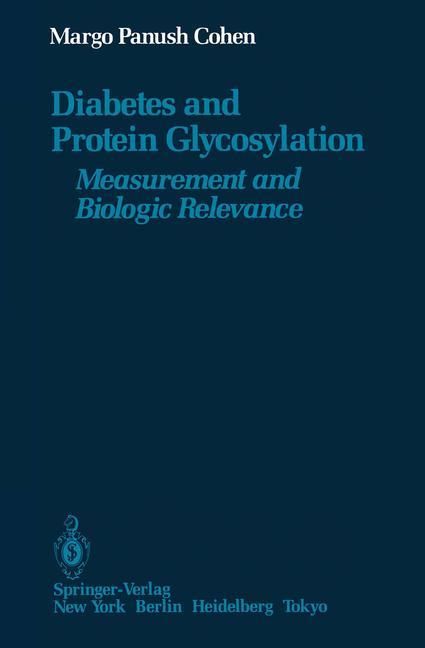 Produktbild: Cohen, M: Diabetes and Protein Glycosylation