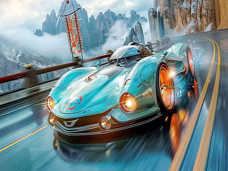 Produktbild: CALVENDO Puzzle Bolide | 1000 Teile Lege-Gr&ouml;&szlig;e 64x48cm Foto-Puzzle f&uuml;r gl&uuml;ckliche Stunden