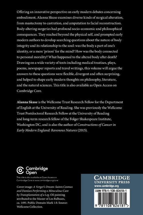 Produktbild: Surgery and Selfhood in Early Modern England