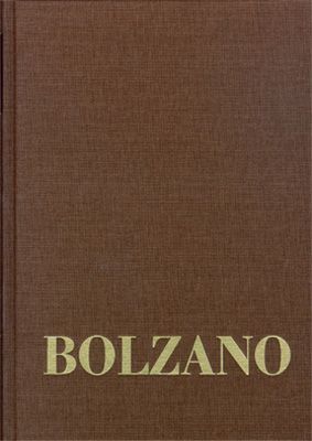 Produktbild: Bernard Bolzano Gesamtausgabe / Reihe III: Briefwechsel. Band 3,1: Briefe an Franti&scaron;ek Př&iacute;honsk&yacute; 1824&ndash;1835