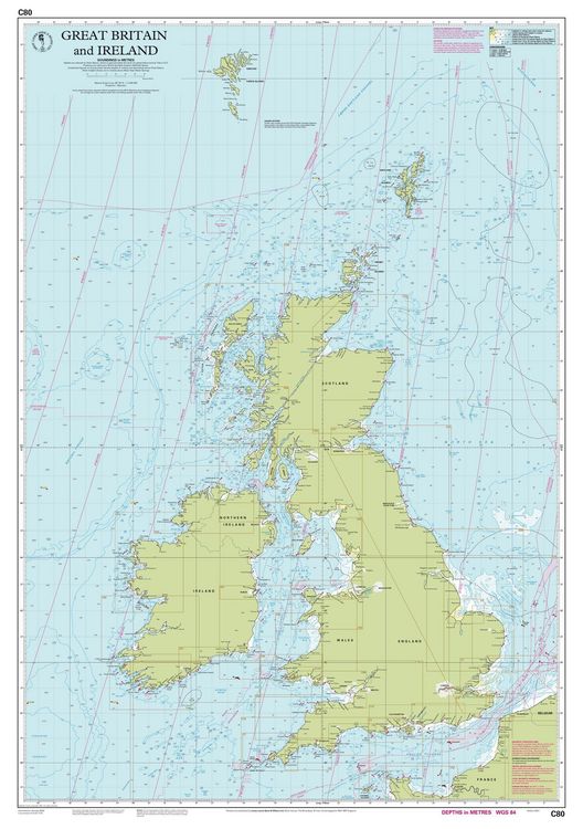Produktbild: C80 Great Britain and Ireland, Imray Chart