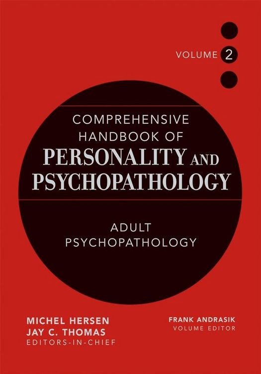 Produktbild: Comprehensive Handbook of Personality and Psychopathology, Adult Psychopathology