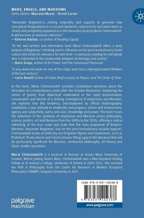 Produktbild: Alexander Bogdanov and the Politics of Knowledge after the October Revolution