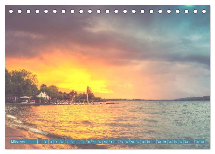 Produktbild: Fantastische Wetterfotos (Tischkalender 2026 DIN A5 quer), CALVENDO Monatskalender