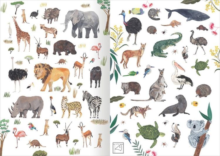 Produktbild: Stickerliebe &ndash; Tiere