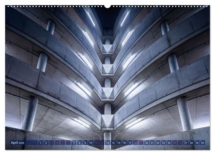 Produktbild: Funktion und &Auml;sthetik - Architektur f&uuml;r Mobilit&auml;t (hochwertiger Premium Wandkalender 2026 DIN A2 quer), Kunstdruck in Hochglanz