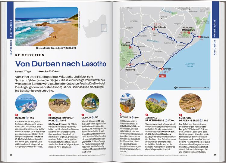 Produktbild: LONELY PLANET Reisef&uuml;hrer S&uuml;dafrika, Lesotho & eSwatini