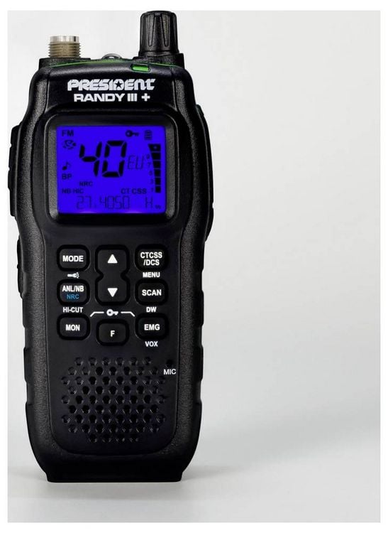 Produktbild: President Randy III+ CB-Handfunkger&auml;t AM/FM 40210 CB-Handfunkger&auml;t