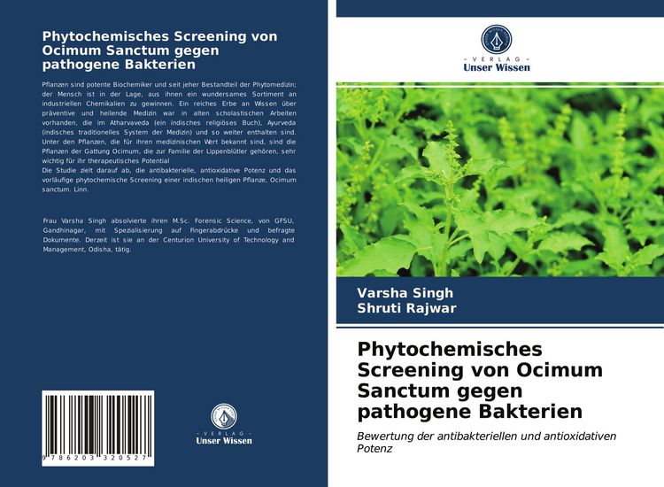 Produktbild: Phytochemisches Screening von Ocimum Sanctum gegen pathogene Bakterien