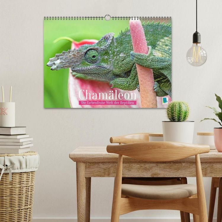 Produktbild: Cham&auml;leon: Die farbenfrohe Welt der Reptilien (Wandkalender 2027 DIN A3 quer), CALVENDO Monatskalender