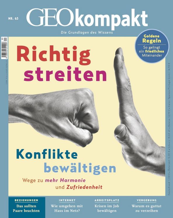 Produktbild: GEO kompakt 63/2020 - Richtig streiten