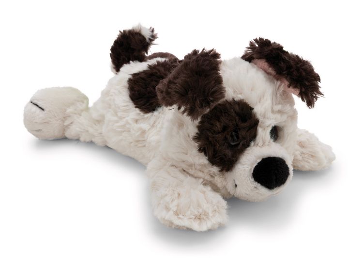Produktbild: NICI - Kuscheltier Hund wei&szlig; 20cm liegend