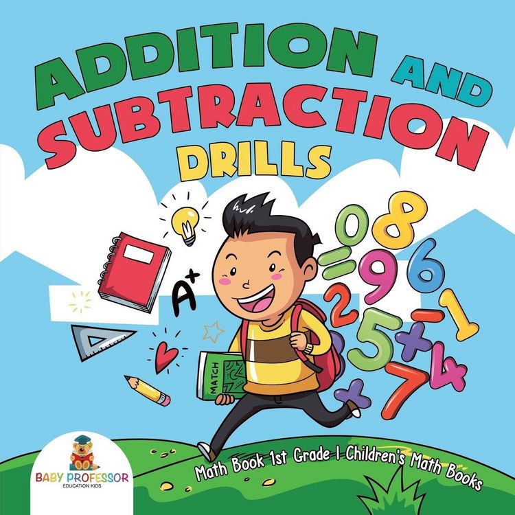 Produktbild: Addition and Subtraction Drills - Math Book 1st Grade | Children's Math Books