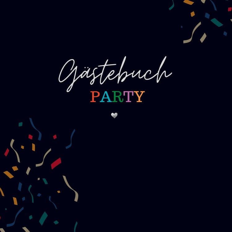 Produktbild: G&auml;stebuch Party- G&auml;stebuch Blanko