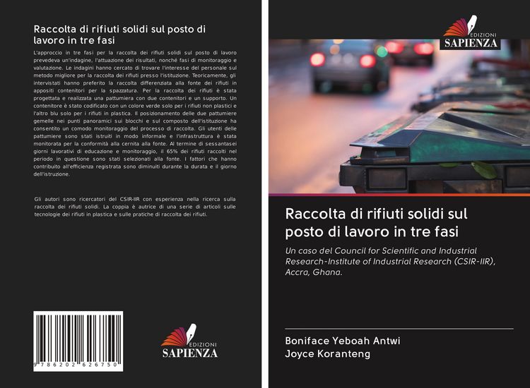 Produktbild: Raccolta di rifiuti solidi sul posto di lavoro in tre fasi