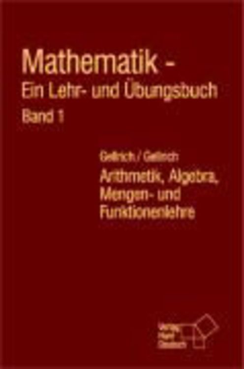 Produktbild: Mathematik. Ein Lehrbuch und Übungsbuch