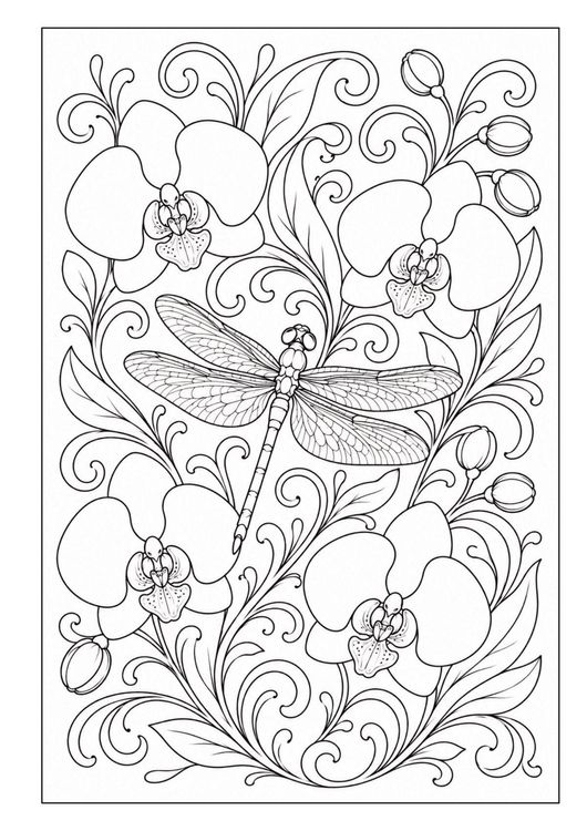 Produktbild: Mandala Blumen Malbuch f&uuml;r Erwachsene mit 100 floralen Ausmalmotiven