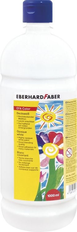 Produktbild: Eberhard Faber Deckweiss Flasche 1000 ml