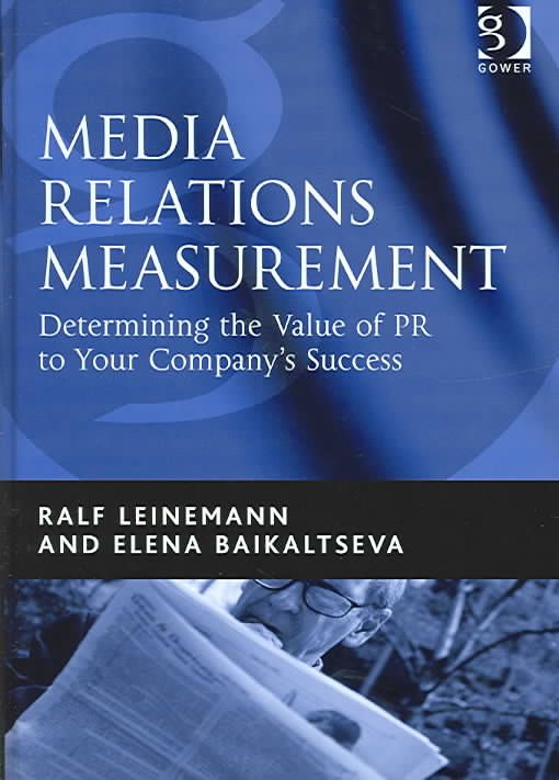 Produktbild: Baikaltseva, E: Media Relations Measurement