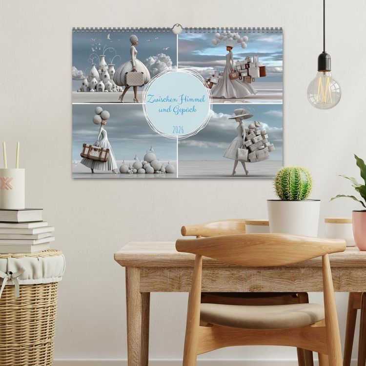 Produktbild: Zwischen Himmel und Gep&auml;ck (Wandkalender 2026 DIN A3 quer), CALVENDO Monatskalender