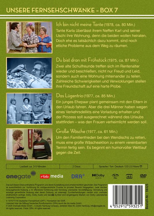 Produktbild: Unsere Fernsehschw&auml;nke - Box 7 [2 DVDs]