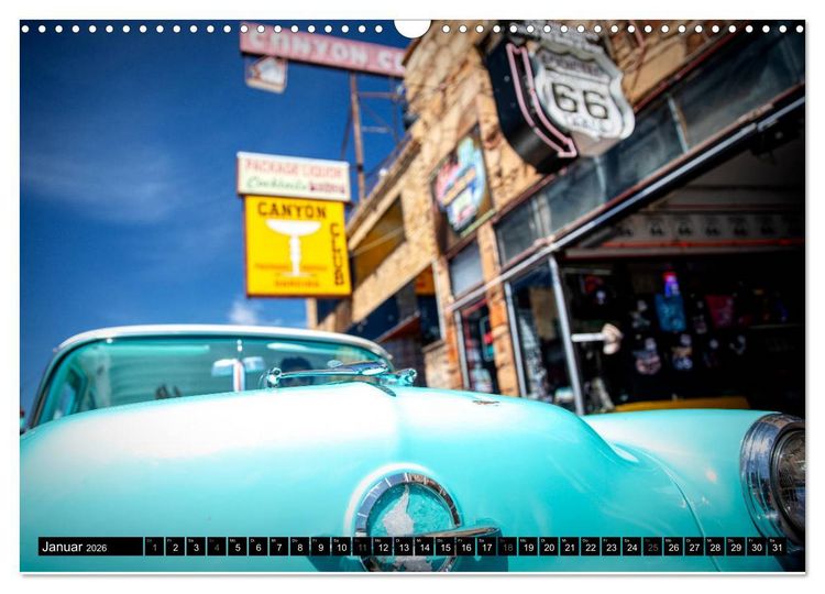 Produktbild: Go west Route 66 (Wandkalender 2026 DIN A3 quer), CALVENDO Monatskalender