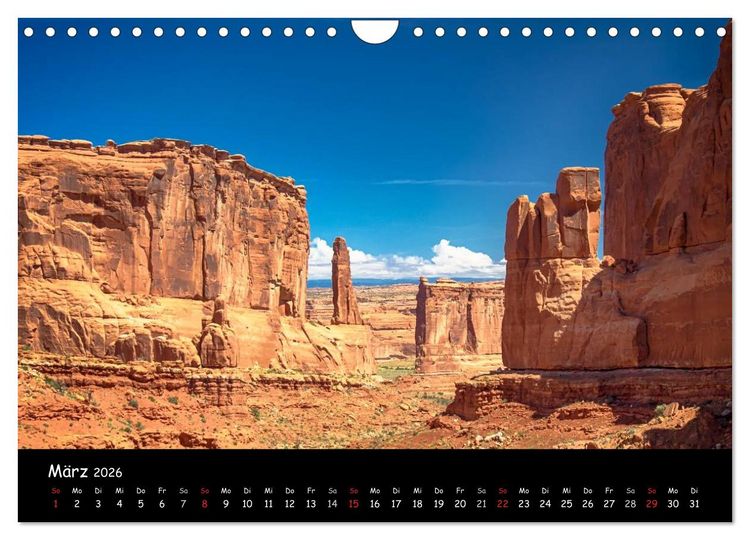 Produktbild: Traumlandschaften im Westen der USA (Wandkalender 2026 DIN A4 quer), CALVENDO Monatskalender
