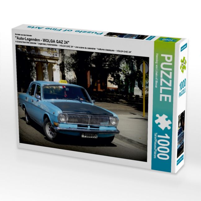 Produktbild: CALVENDO Puzzle Ein Motiv aus dem Kalender "Auto-Legenden - WOLGA GAZ 24" | 1000 Teile Lege-Gr&ouml;&szlig;e 64x48cm Foto-Puzzle f&uuml;r gl&uuml;ckliche Stunden