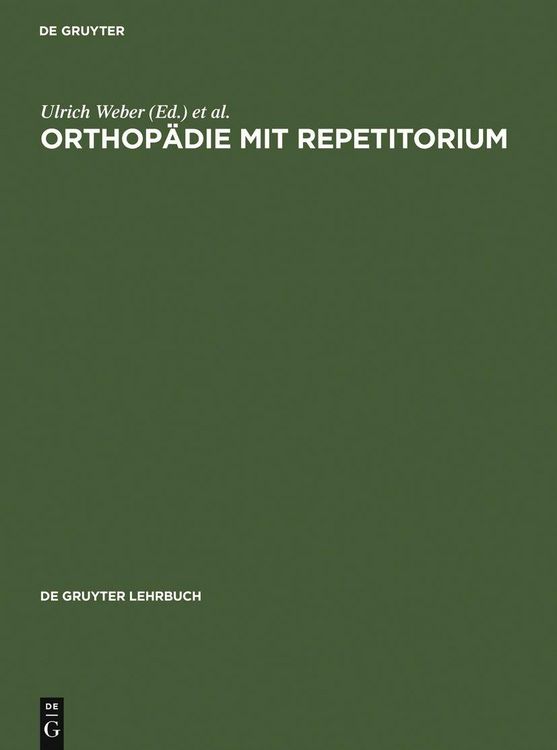 Produktbild: Orthop&auml;die mit Repetitorium