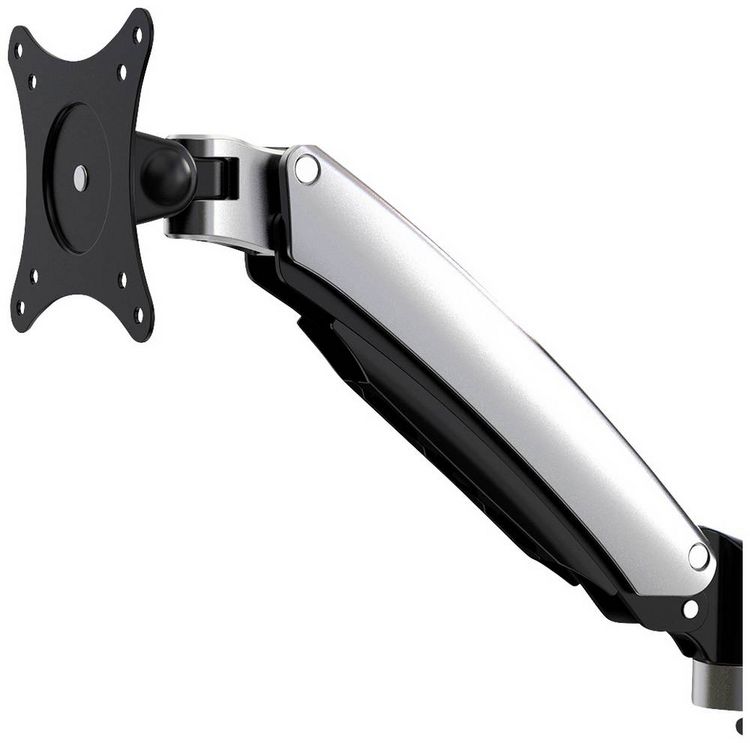 Produktbild: SpeaKa Professional SP-MM-730 Monitor-Wandhalterung 1 Display(s) 43,2cm (17") - 68,6cm (27") Schwarz/Silber H&ouml;henverstellbar