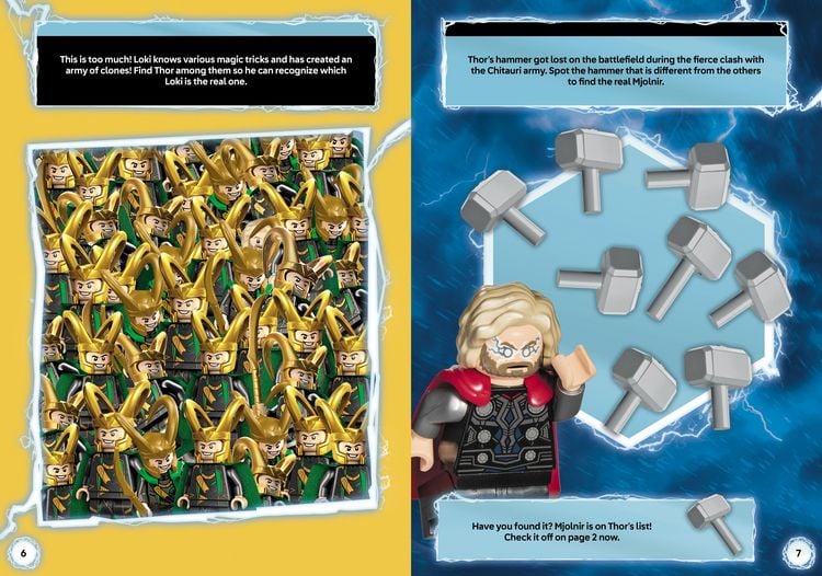 Produktbild: LEGO&reg; MARVEL - Thors heldenhafte Abenteuer - Mein Wimmel-Stickerspa&szlig;