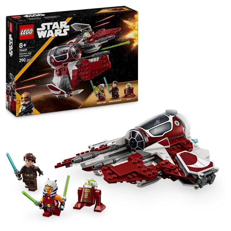 Bild vom Artikel LEGO Star Wars 75401 Ahsokas Jedi-Interceptor, Spielzeug mit Minifiguren vom Autor 