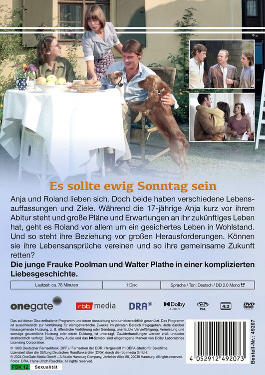Produktbild: Es sollte ewig Sonntag sein (DDR TV-Archiv)