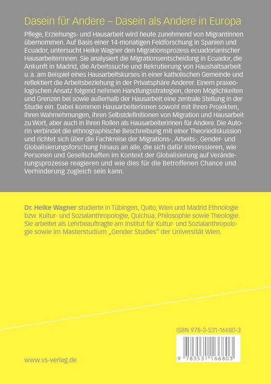 Produktbild: Dasein f&uuml;r Andere - Dasein als Andere in Europa