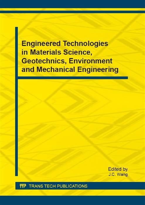 Produktbild: Engineered Technologies in Materials Science, Geotechnics, Environment and Mechanical Engineering