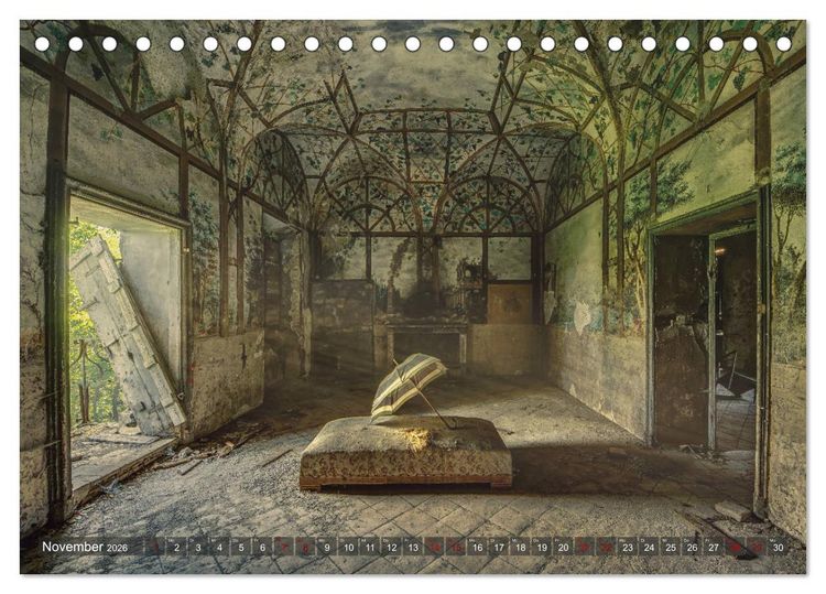 Produktbild: Ruinen Romantik (Tischkalender 2026 DIN A5 quer), CALVENDO Monatskalender