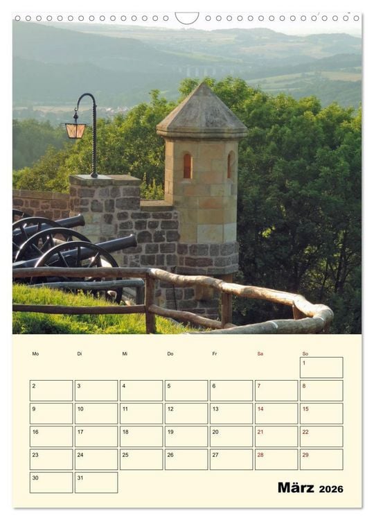 Produktbild: Die Wartburg - Weltkulturerbe in Th&uuml;ringen (Wandkalender 2026 DIN A3 hoch), CALVENDO Monatskalender