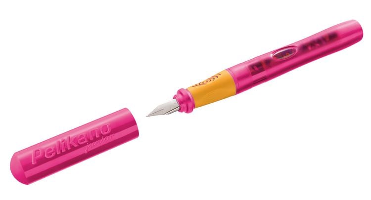 Produktbild: Pelikan Schreiblernf&uuml;ller Pelikano Junior, Feder A, Pink, f&uuml;r Rechtsh&auml;nder