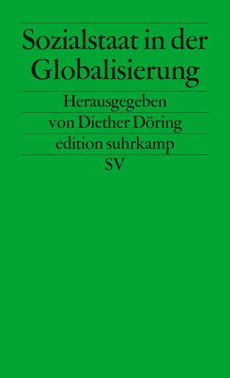 Produktbild: Sozialstaat in der Globalisierung