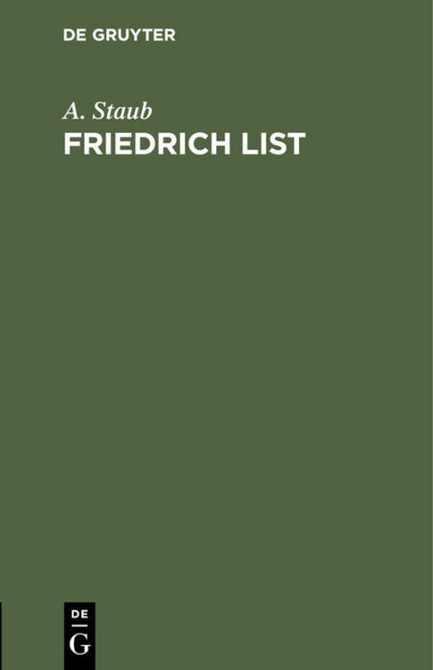 Produktbild: Friedrich List