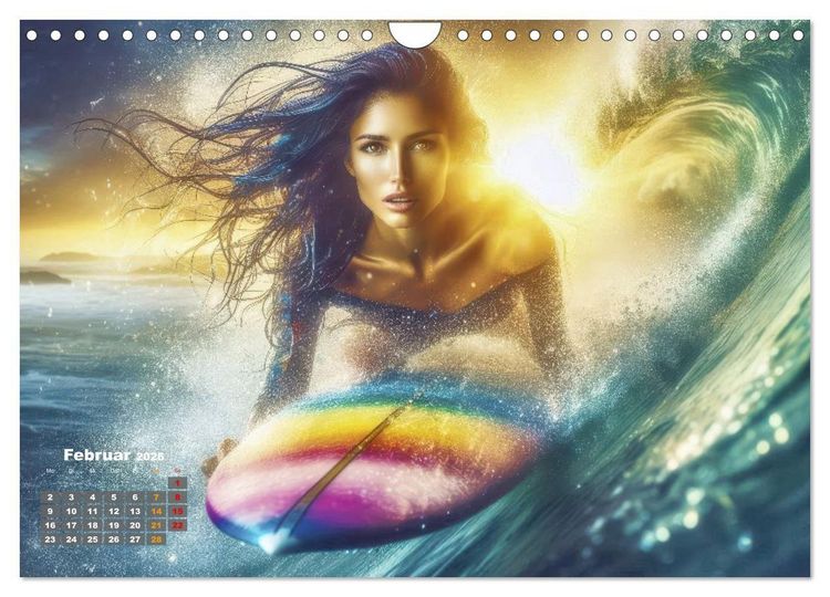 Produktbild: Big Wave Surfen (Wandkalender 2026 DIN A4 quer), CALVENDO Monatskalender
