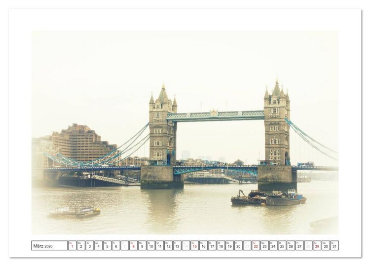 Produktbild: Neues Outfit - LONDON (Tischkalender 2026 DIN A5 quer), CALVENDO Monatskalender