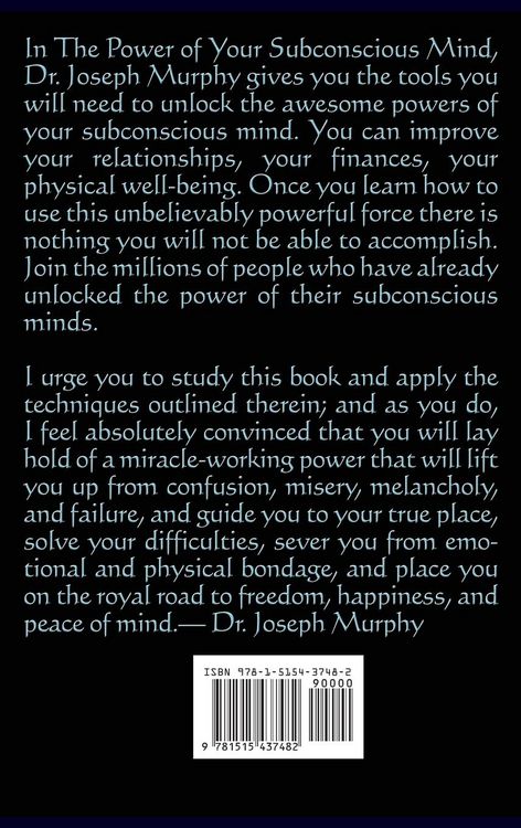 Produktbild: The Power of Your Subconscious Mind
