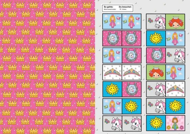 Produktbild: Das Prinzessinnen-Ausschneide-Bastelbuch