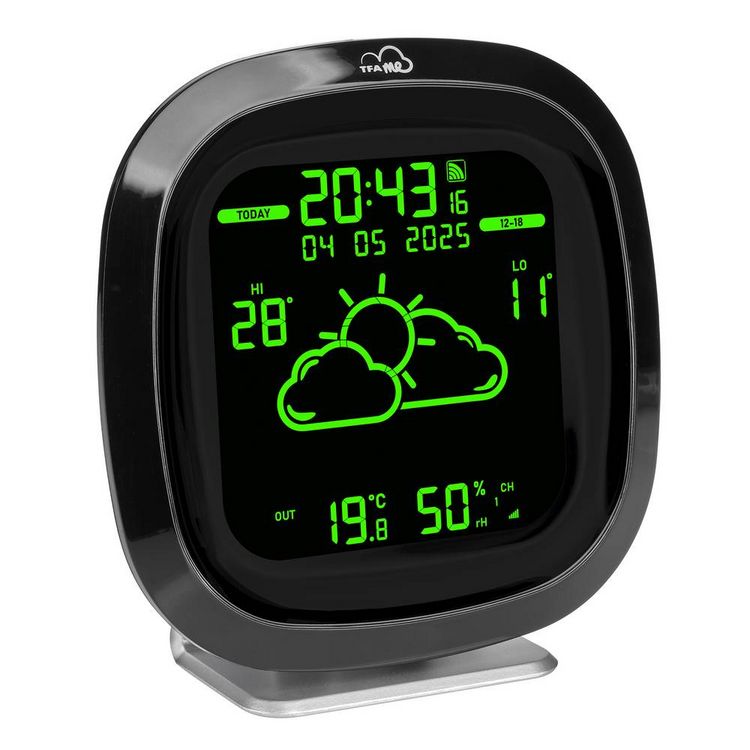 Produktbild: TFA Dostmann TFA.me ID-04 35.8102.01 WLAN-Wetterstation Vorhersage f&uuml;r 4 Tage Anzahl Sensoren max. 5